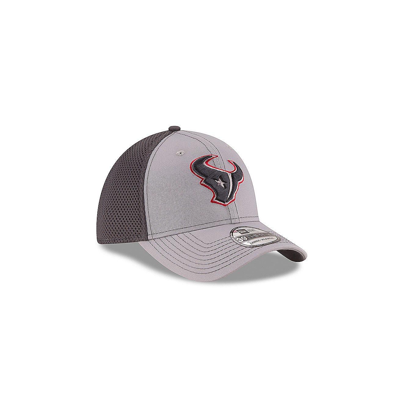 New Era Men's Houston Texans Grayed Out 39THIRTY Neo Cap                                                                         - view number 3