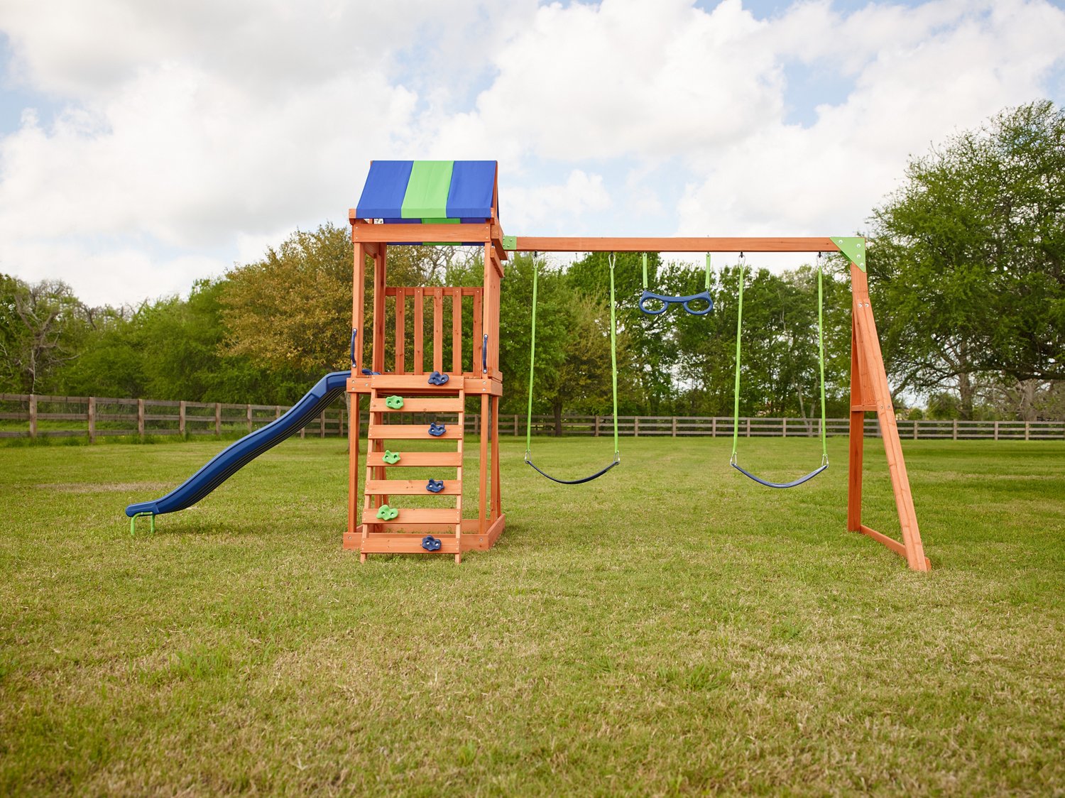 denver wooden swing set