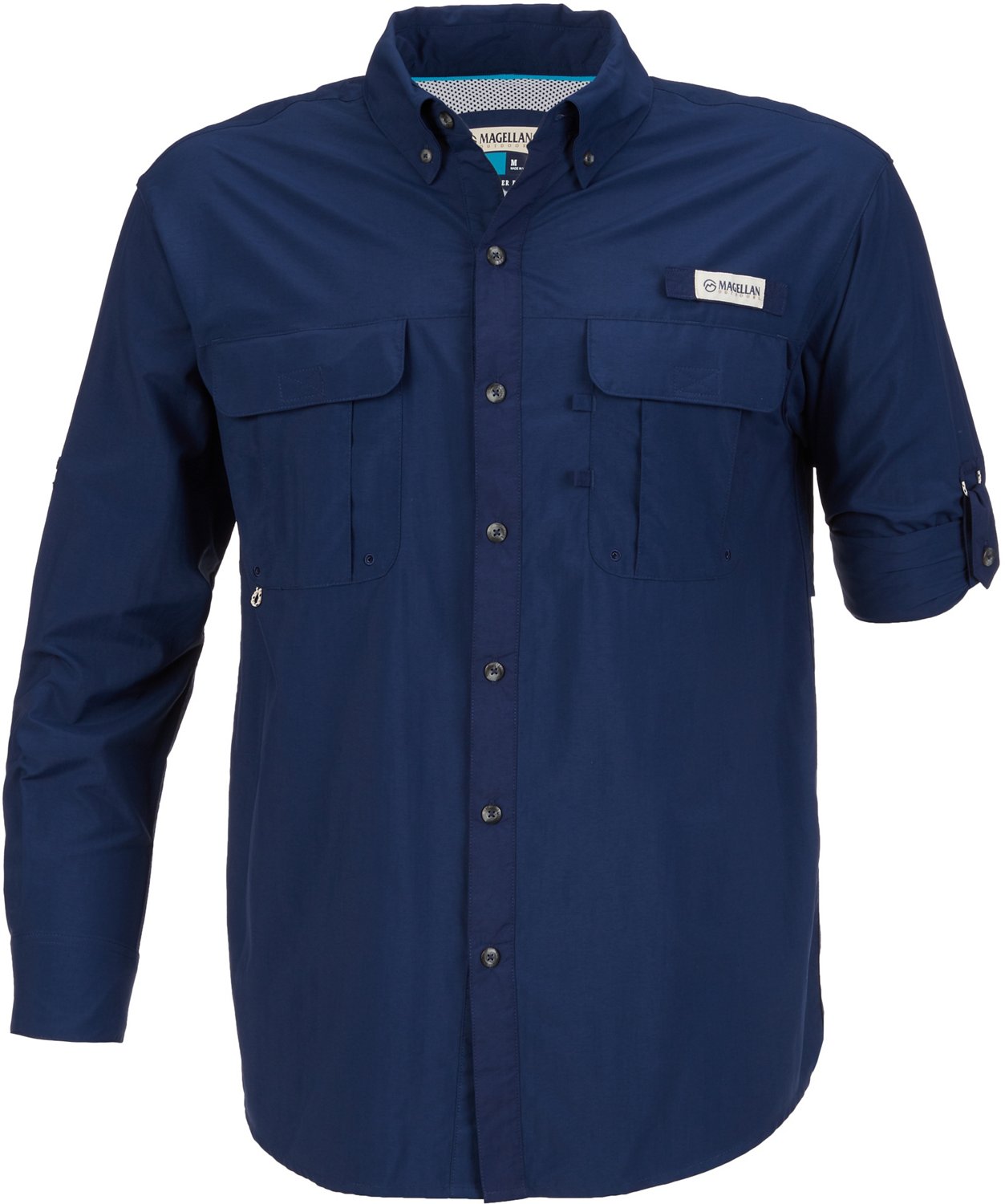 Magellan Outdoors Men's Laguna Madre Solid Long Sleeve