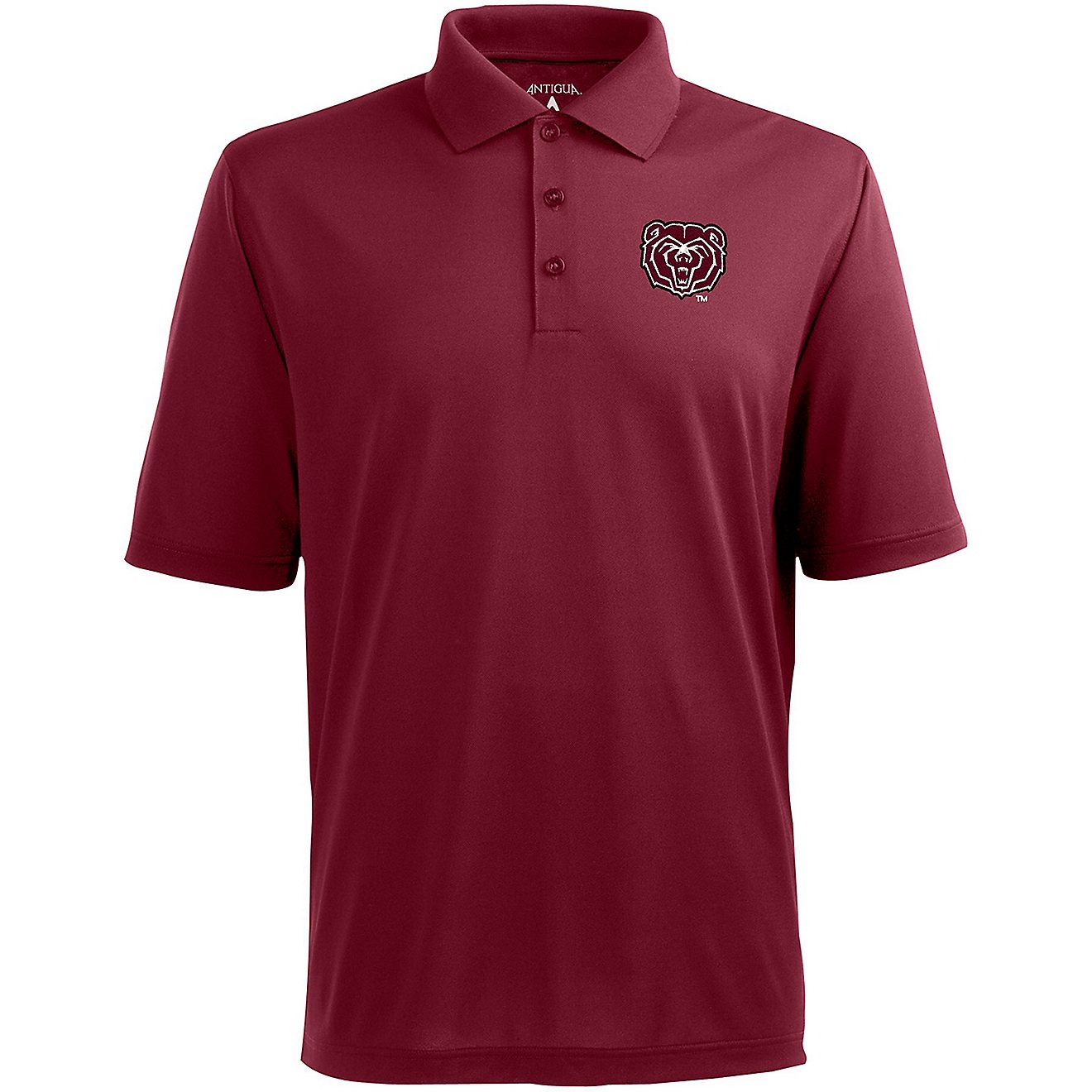 Antigua Men's Missouri State University Pique Xtra-Lite Polo Shirt                                                               - view number 1