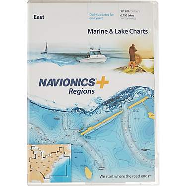 Navionics Regions East Region Marine and Lake Charts and Maps                                                                   