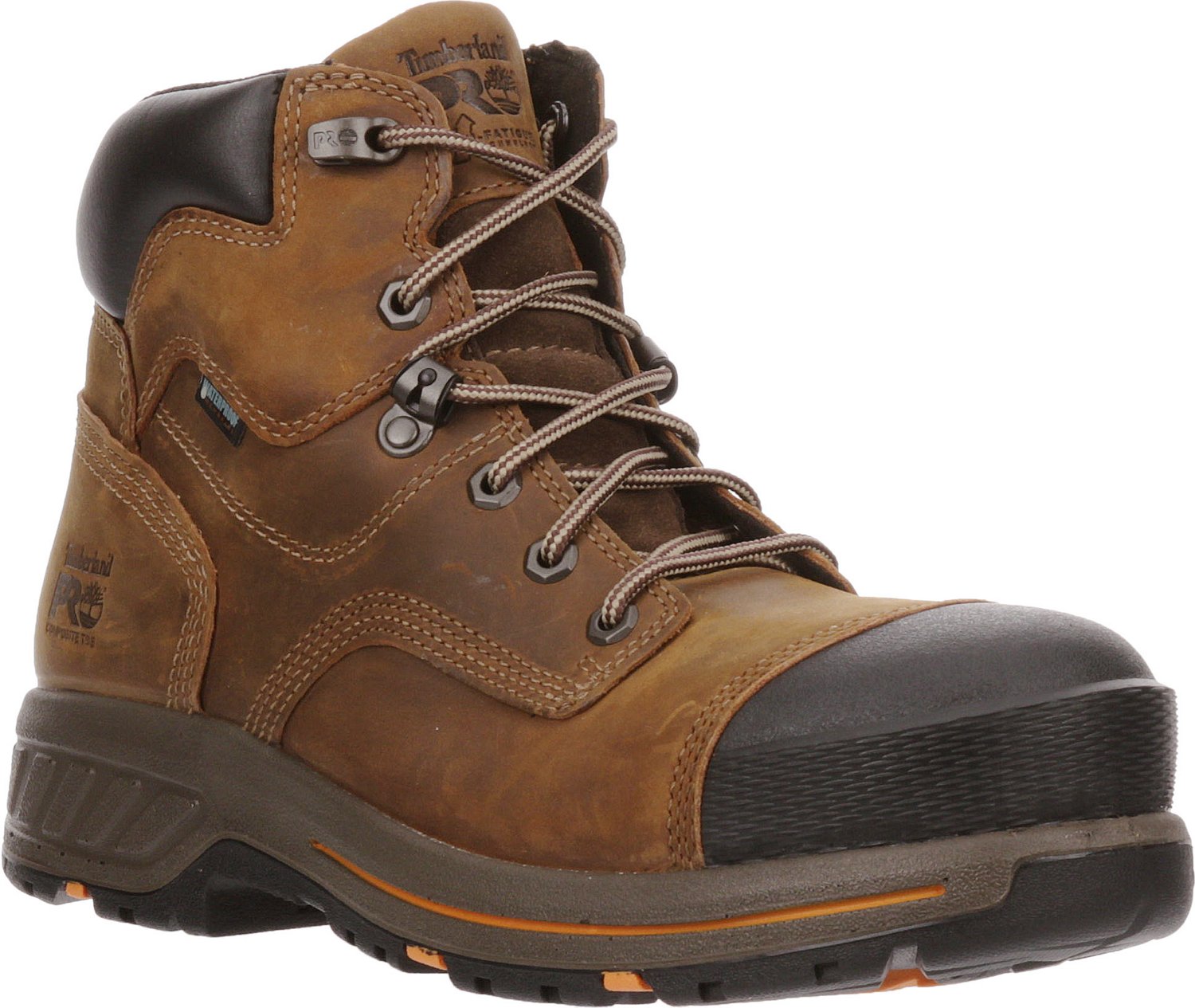 Timberland Men's PRO Helix HD 6 in EH Composite Toe Lace Up Work Boots ...