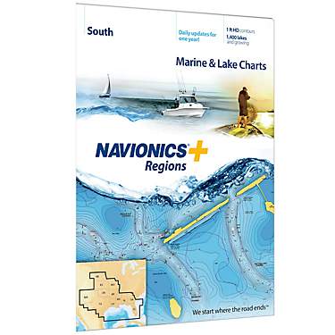 Navionics Regions South Region Marine and Lake Charts and Maps                                                                  