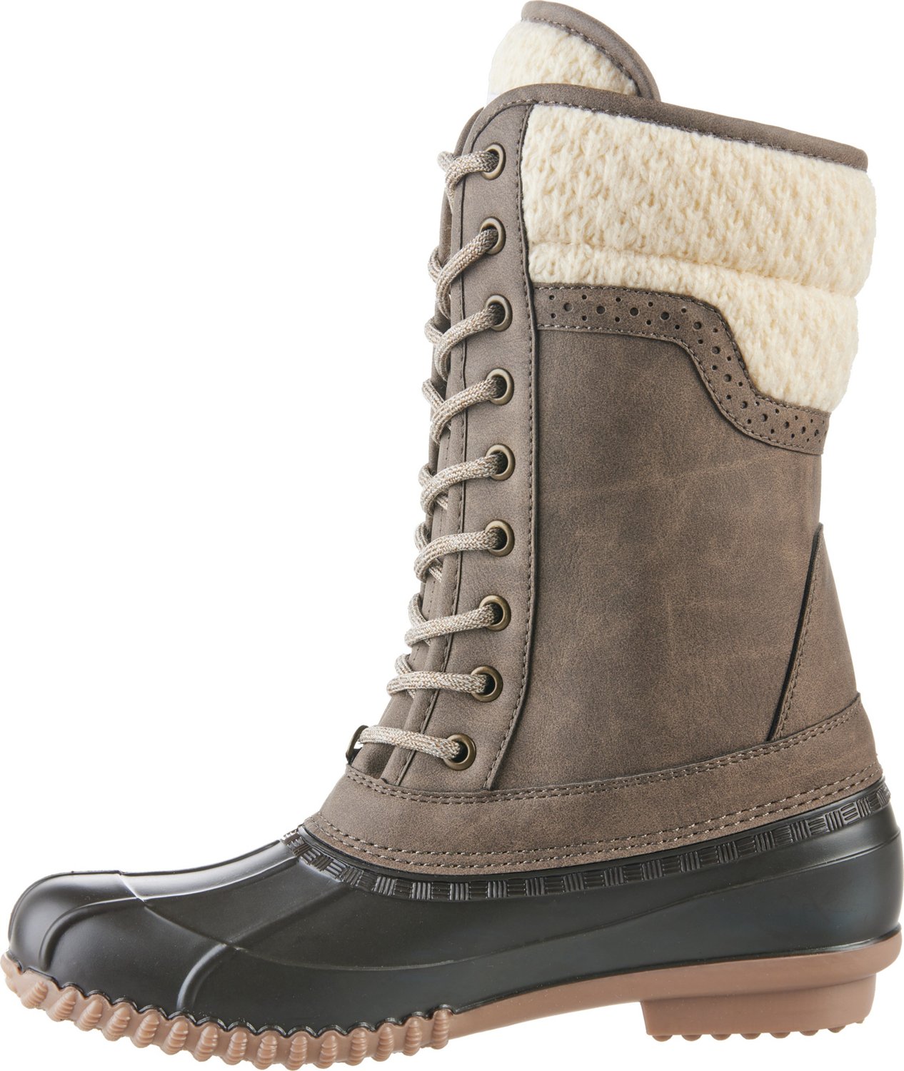 Sweater Collar Duck Boots | Academy