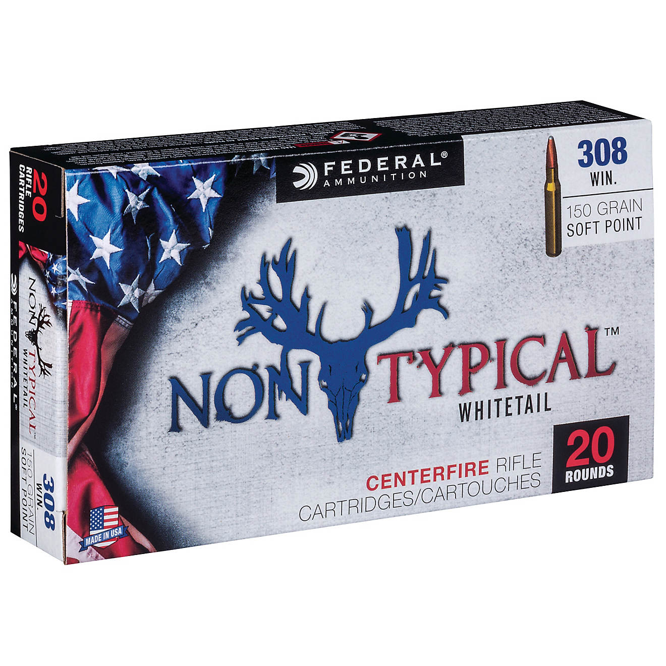 Federal Premium .308 Win 150-Grain Nontypical Rifle Ammunition - 20 Rounds                                                       - view number 1