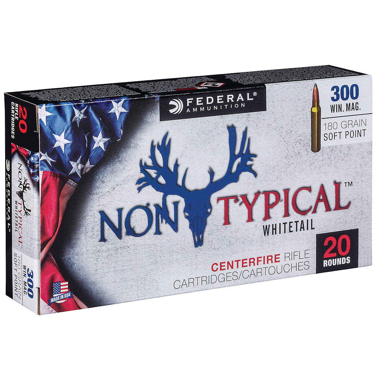 Federal Premium .300 Win 180-Grain Nontypical Rifle Ammunition - 20 Rounds                                                       - view number 1