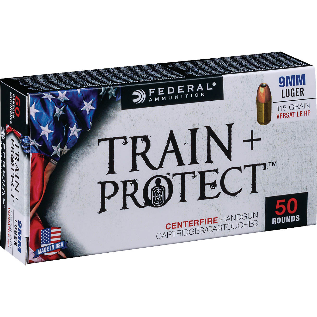 Federal Premium Train & Protect 9mm Luger 115-Grain Pistol Ammunition - 50 Rounds                                                - view number 1