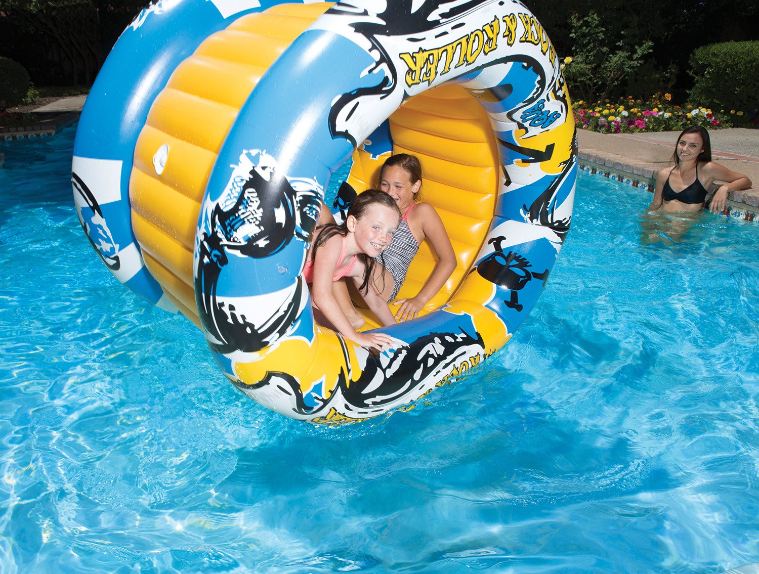 Poolmaster Rock N Roller Inflatable Pool Toy                                                                                     - view number 3 image