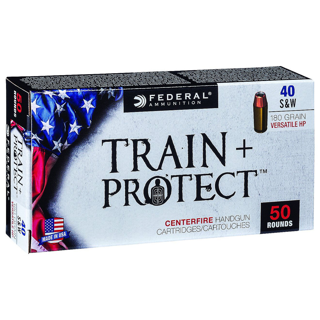 Federal Premium Train & Protect .40 S&W 180-Grain Pistol Ammunition                                                              - view number 1