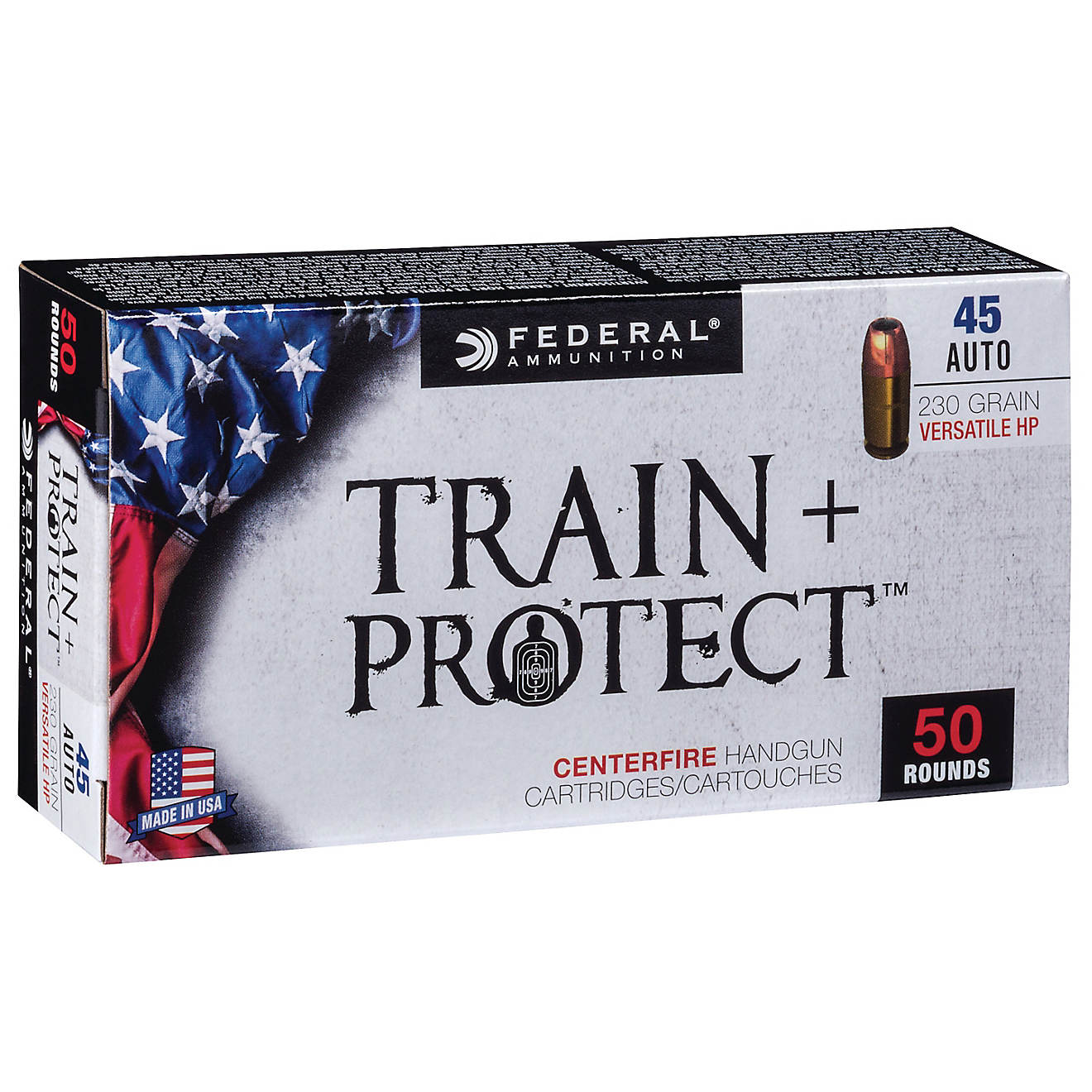 Federal Premium Train & Protect .45 ACP 230-Grain Pistol Ammunition - 50 Rounds                                                  - view number 1