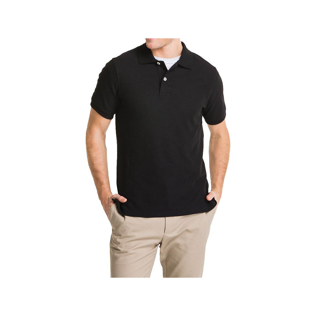 Lee Young Men's Short Sleeve Pique Polo Shirt                                                                                    - view number 1