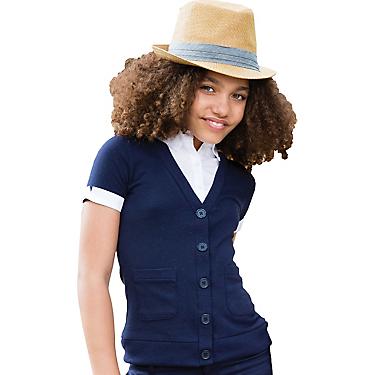 French Toast Girls Short Sleeve 2-fer Vest