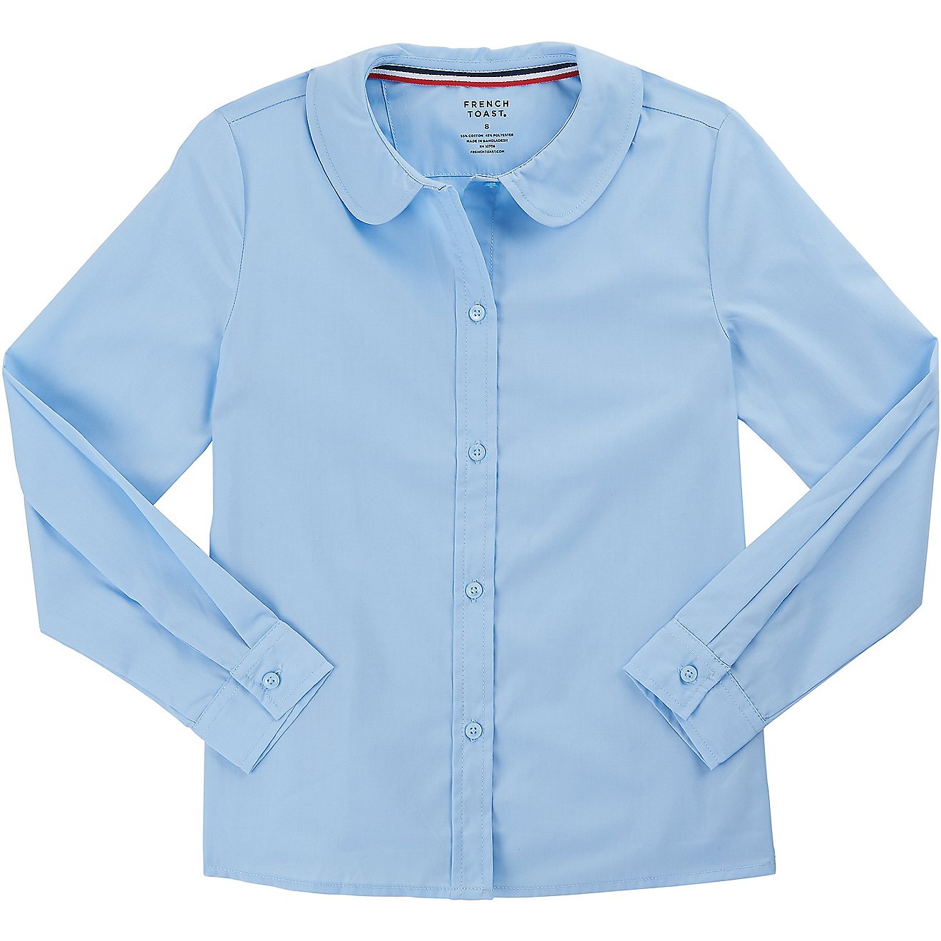 French Toast Toddler Girls' Modern Peter Pan Long Sleeve Blouse                                                                  - view number 1