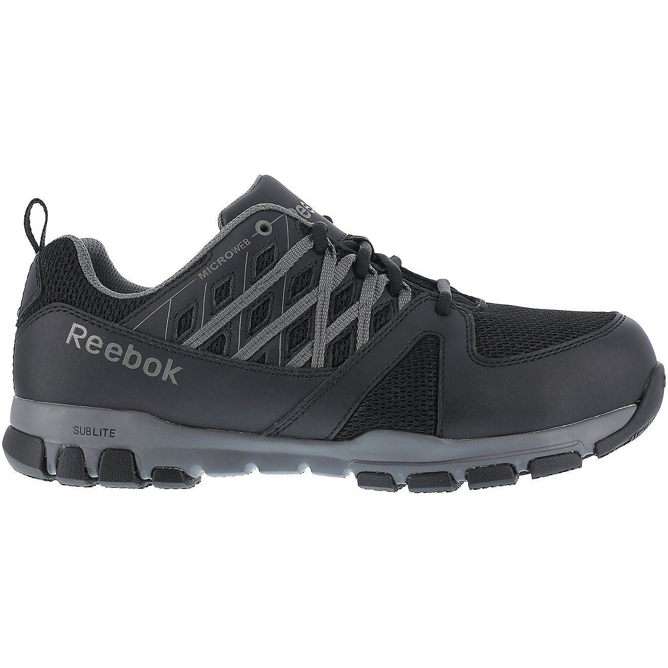 Reebok Men's SubLite ESD Steel Toe Lace Up Work Shoes                                                                            - view number 1