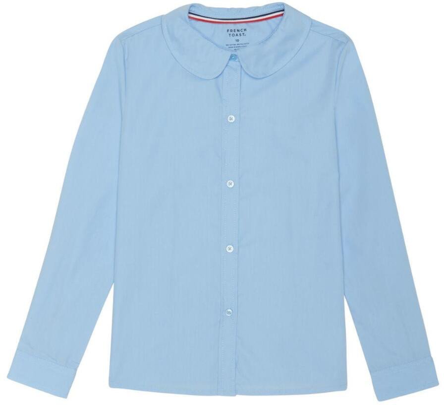 French Toast Girls' Long Sleeve Twist Front Tee - Cotton Blend Casual Top 5 thumbnail image