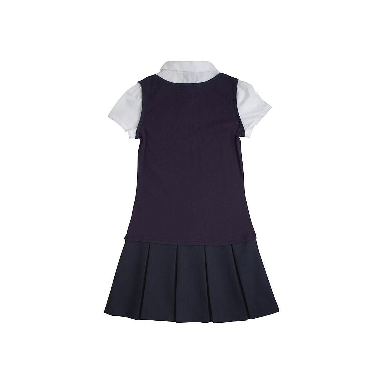 French Toast Girls' 2-in-1 Pleated Dress                                                                                         - view number 2