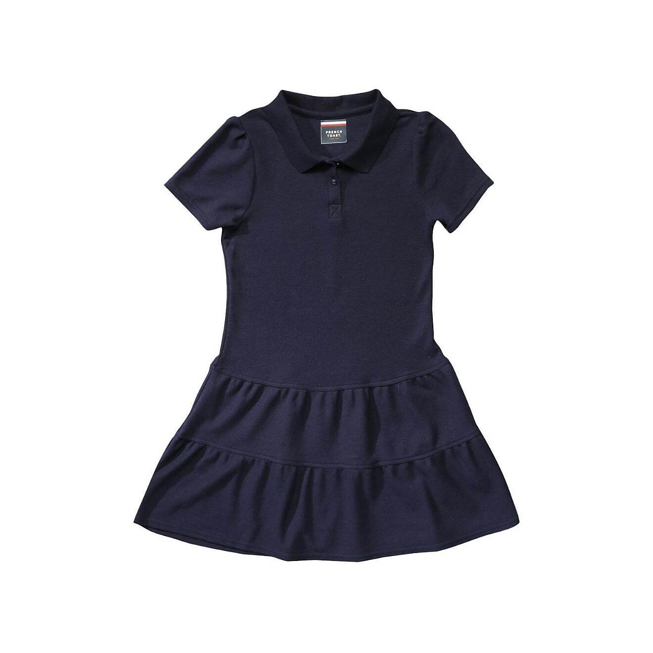 French Toast Girls' Ruffled Pique Polo Dress                                                                                     - view number 1