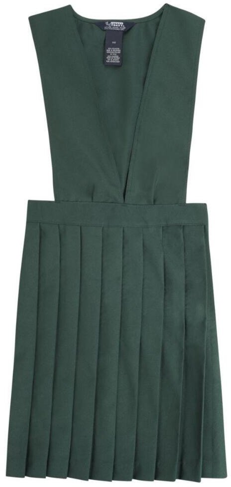 French Toast Girls' Vneck Pleated Jumper Academy