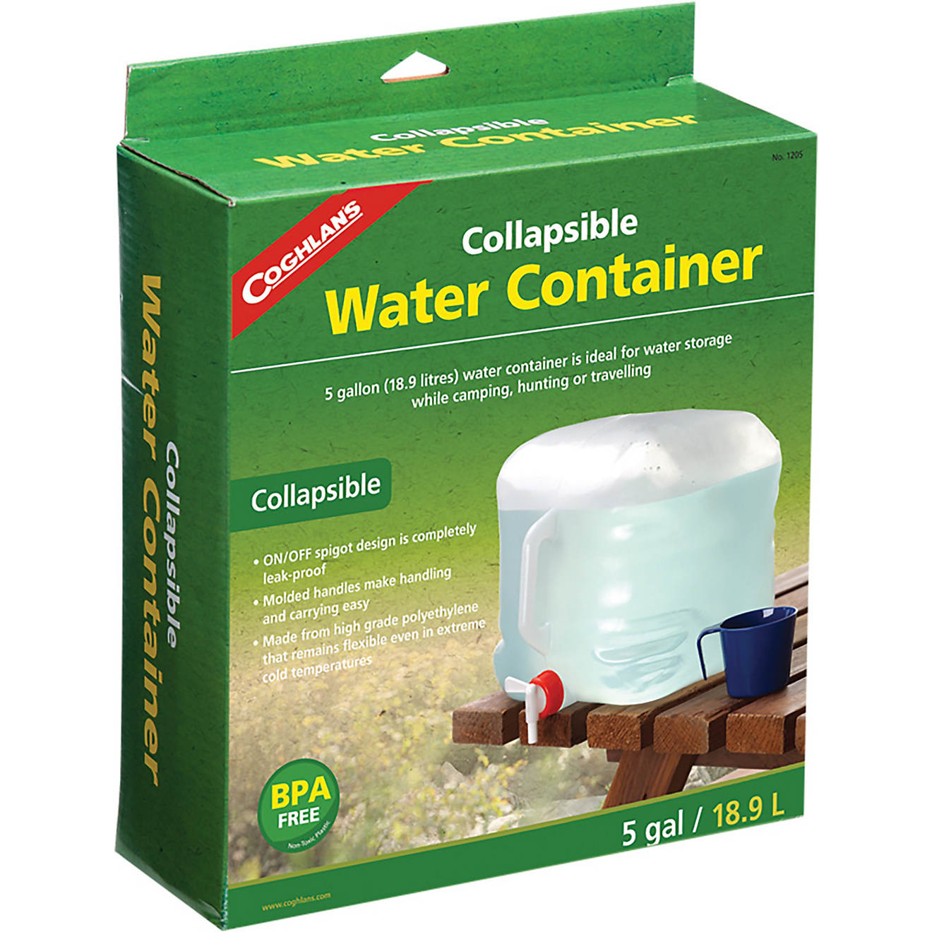 Coghlan's 5 gal Collapsible Water Container                                                                                      - view number 1