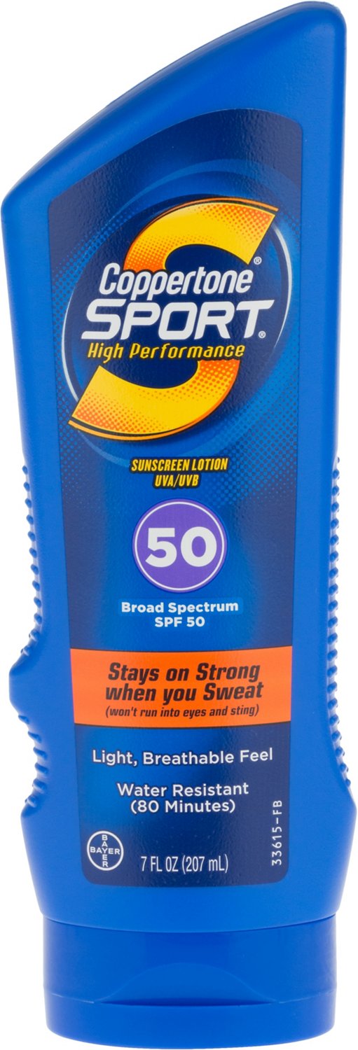 Coppertone SPF 50 Sport Sunscreen Lotion Academy