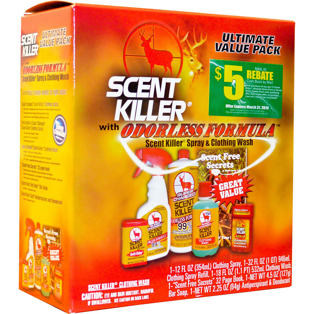 Wildlife Research Center Super Charged Scent Killer Ultimate Pack                                                                - view number 1