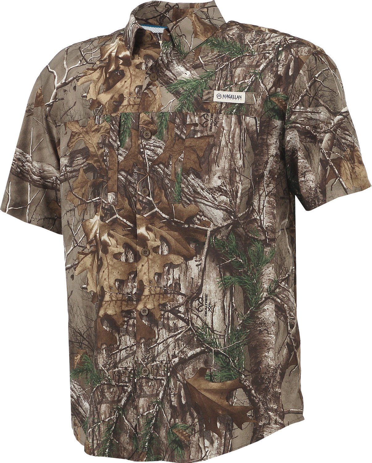 Magellan Outdoors Men's Falcon Bay Camo Shirt Academy