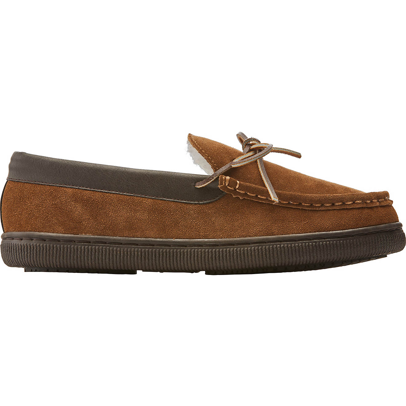 Magellan Outdoors Men's Leather Moc Slippers                                                                                     - view number 1