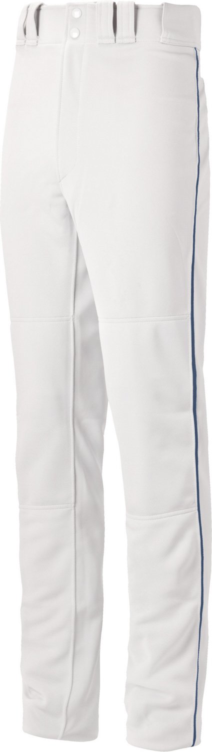 Mizuno Men's Premier Pro Piped Baseball Pant G2 Mens Size Extra Extra Large In Color White-Navy (0051)