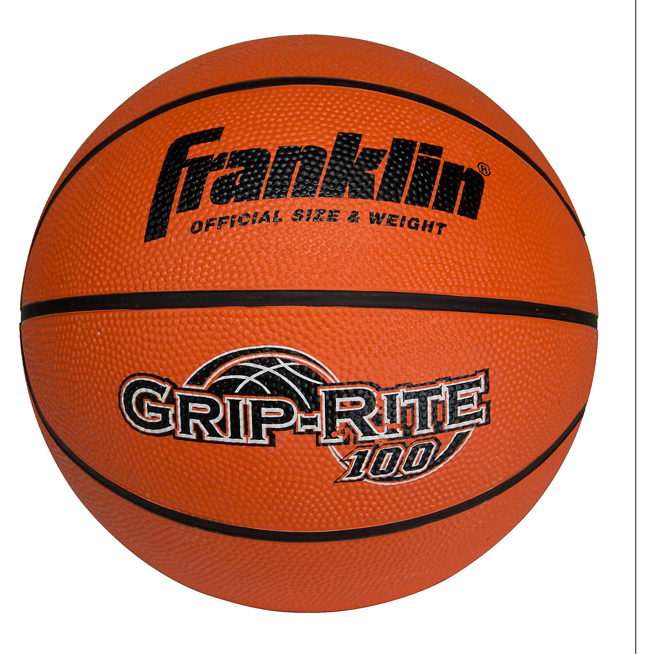Franklin GRIP-RITE 100 Rubber Basketball                                                                                         - view number 1