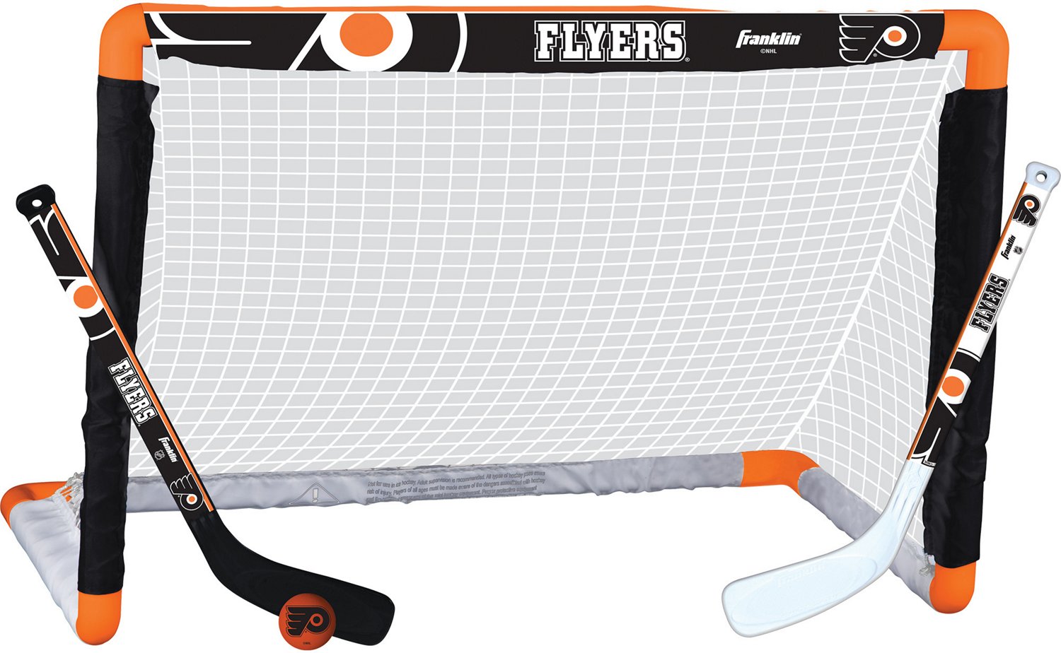Franklin Philadelphia Flyers Mini Hockey Goal Set Academy