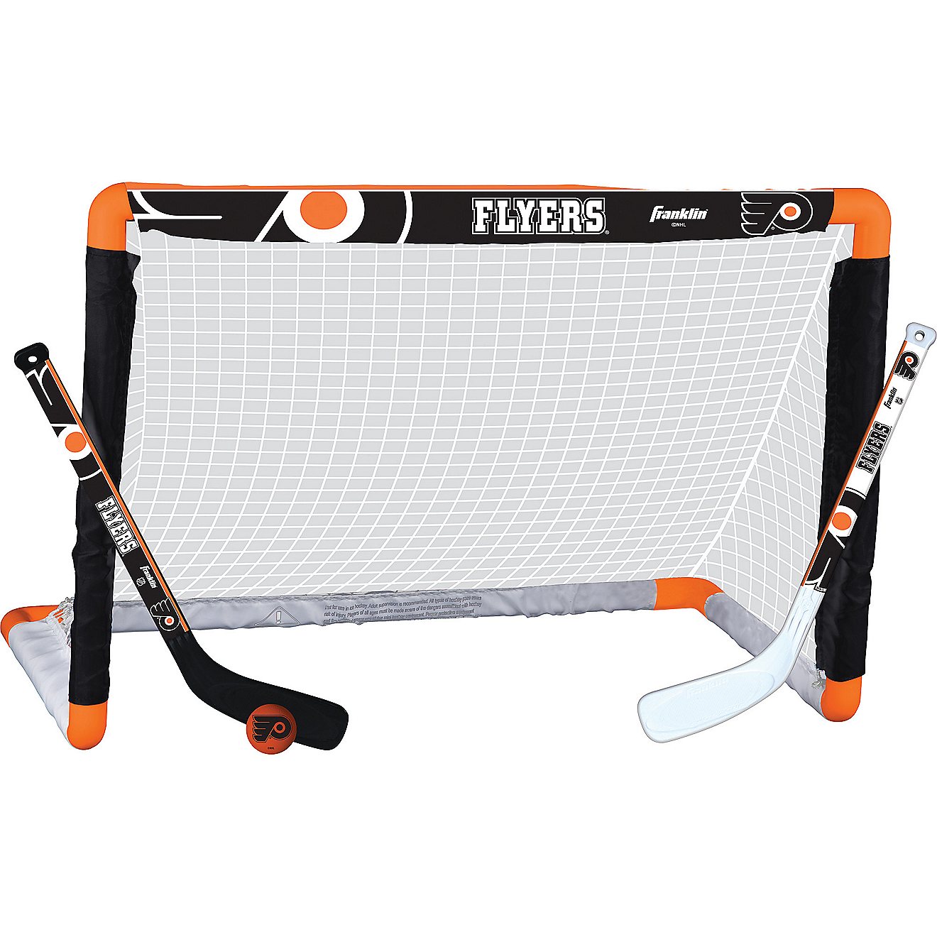 Franklin Philadelphia Flyers Mini Hockey Goal Set                                                                                - view number 1