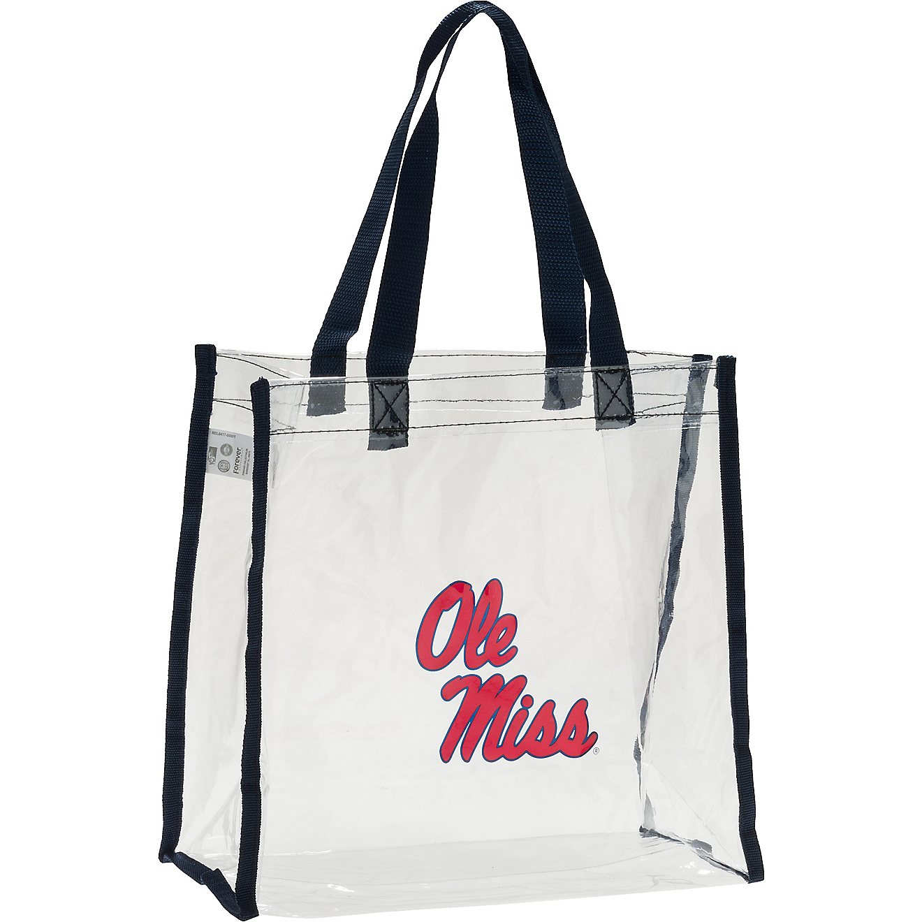 Forever Collectibles University of Mississippi Clear Reusable Bag                                                                - view number 1