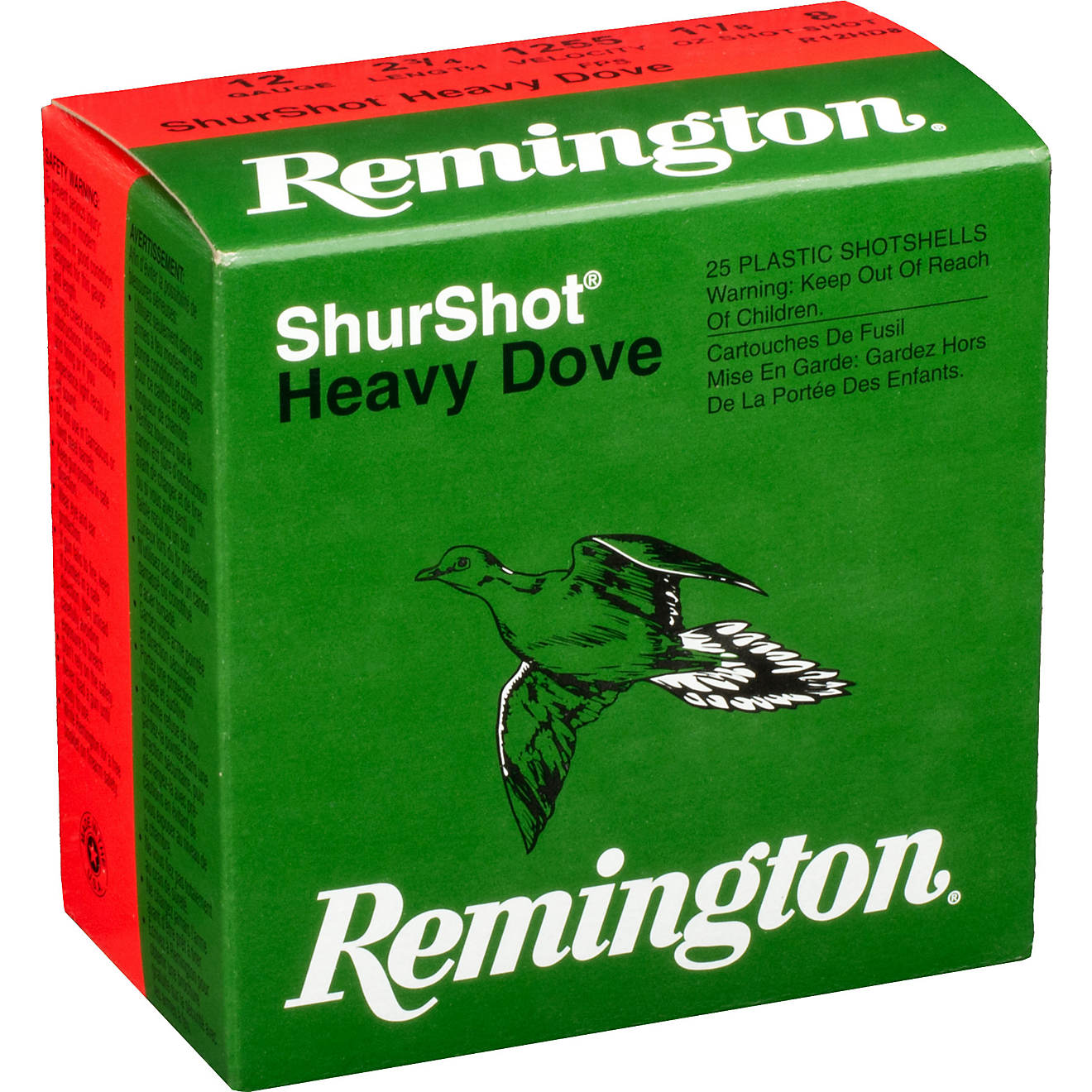 Remington ShurShot Heavy Dove 12 Gauge 8  Shotshells - 25 Rounds                                                                 - view number 1