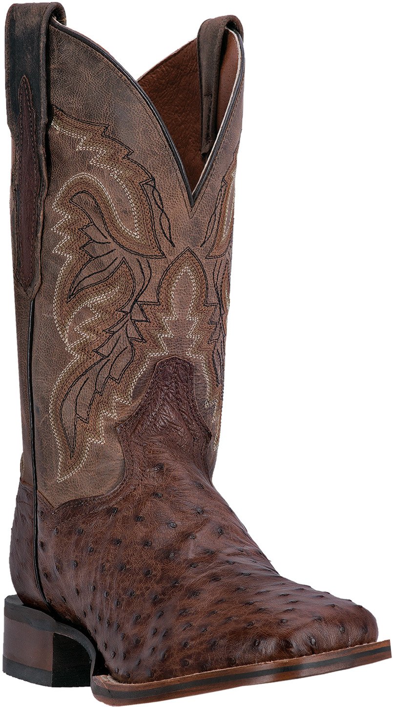 Dan Post Men's Alamosa Ostrich Skin Western Boots | Academy