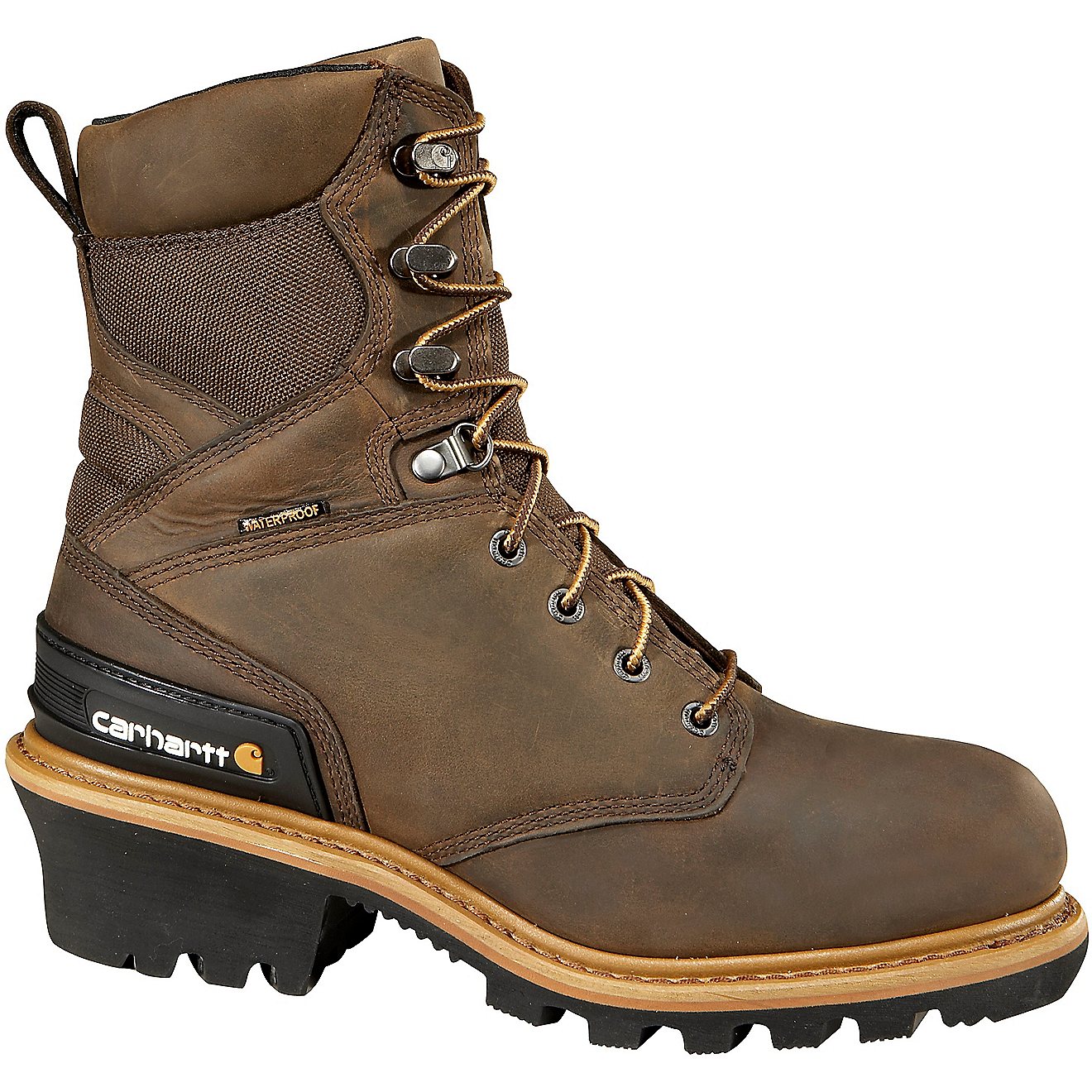 Carhartt Men's 8 in EH Composite Toe Lace Up Work Boots                                                                          - view number 1