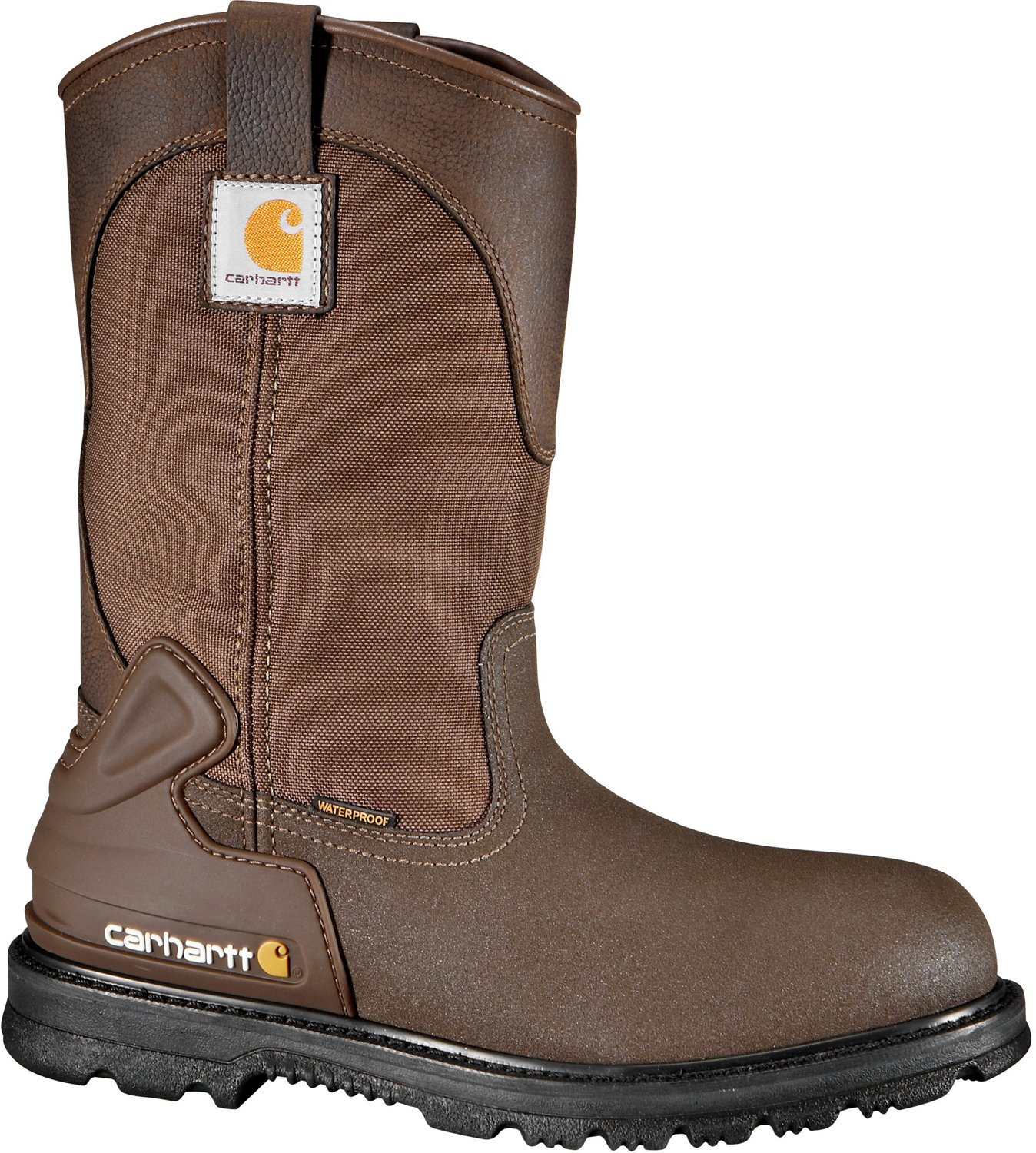 Carhartt Mens 11 In Eh Steel Toe Wellington Work Boots Academy 0997