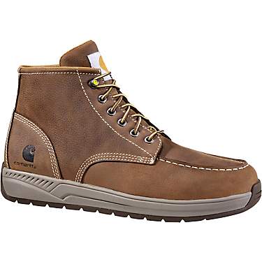 Carhartt Men's 4 in Moc Toe Lightweight Wedge Lace Up Work Boots                                                                