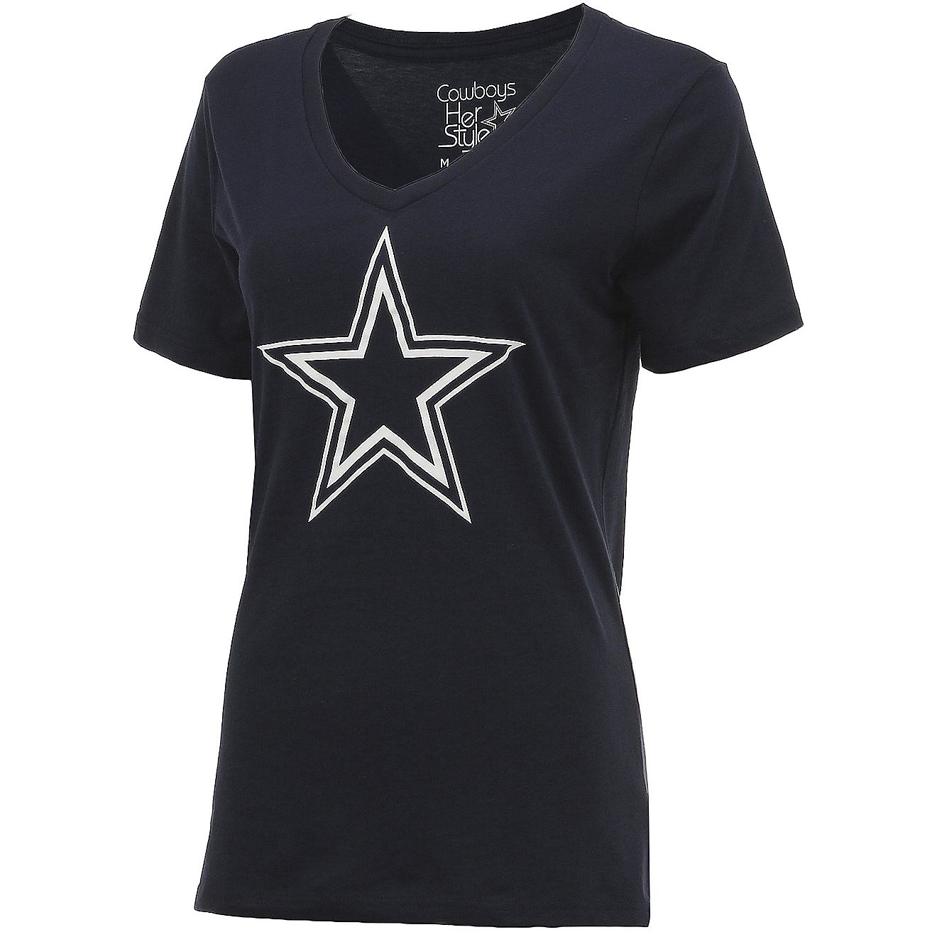 Dallas Cowboys Women's Cowboys Logo Premier Too T-shirt                                                                          - view number 3