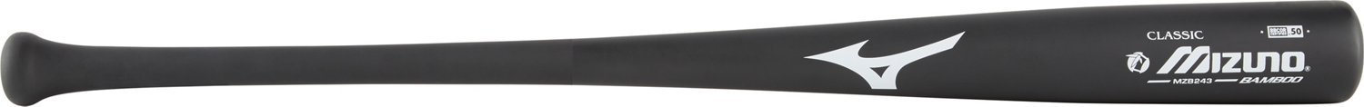 Mizuno Mzb 243 Bamboo Classic Wood Baseball Bat Mens Size 33 Inches In Color Black (9090)
