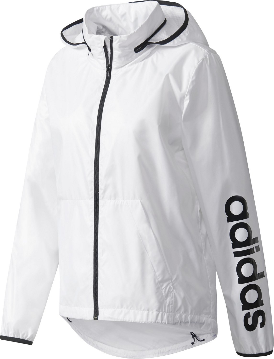 adidas women's linear windbreaker