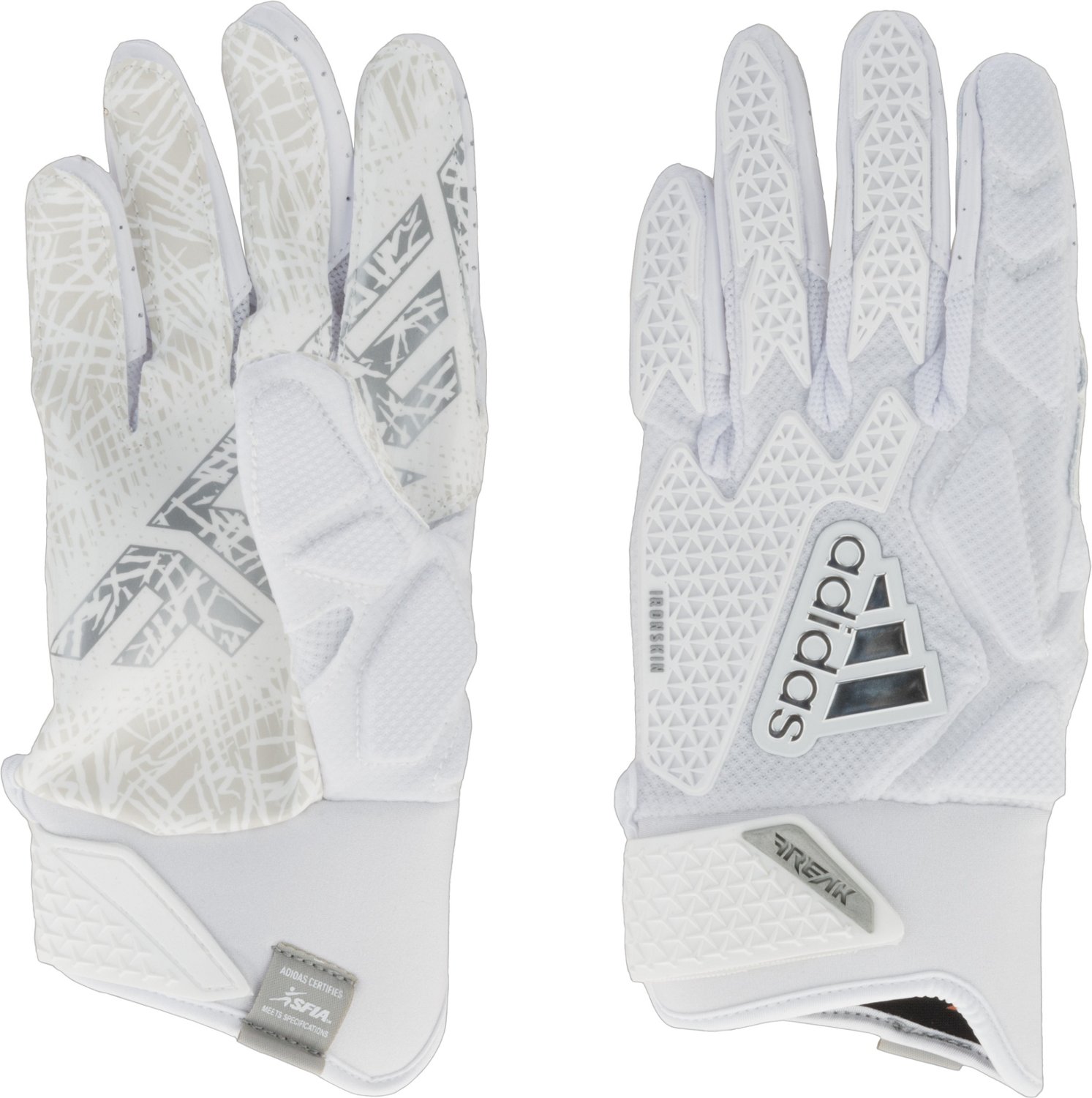 white adidas lineman gloves