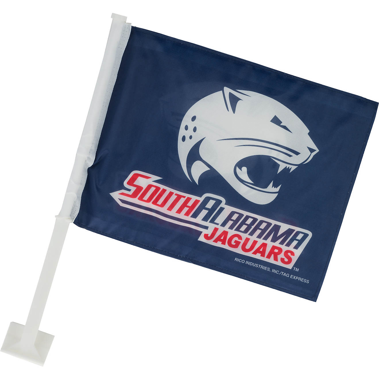 Rico University of South Alabama Car Flag                                                                                        - view number 1