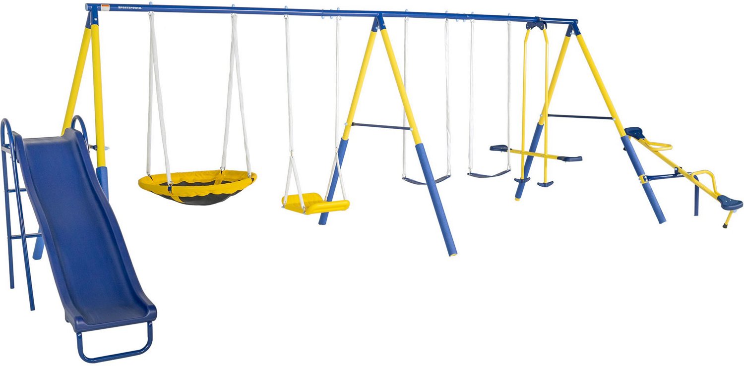 Sportspower Super 10 Me and My Toddler Swing Set Academy