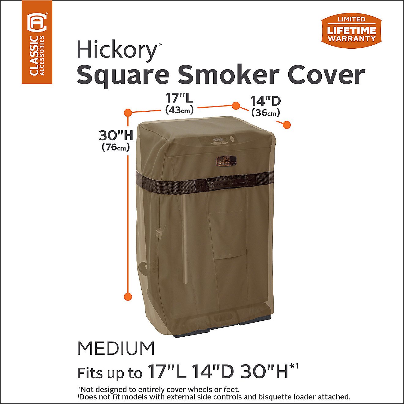 Classic Accessories Hickory Square Smoker Cover                                                                                  - view number 8