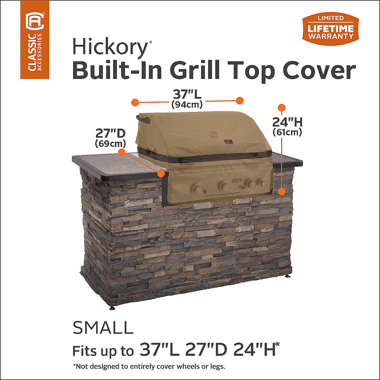 Classic Accessories Hickory Built-In Grill Cover                                                                                 - view number 9