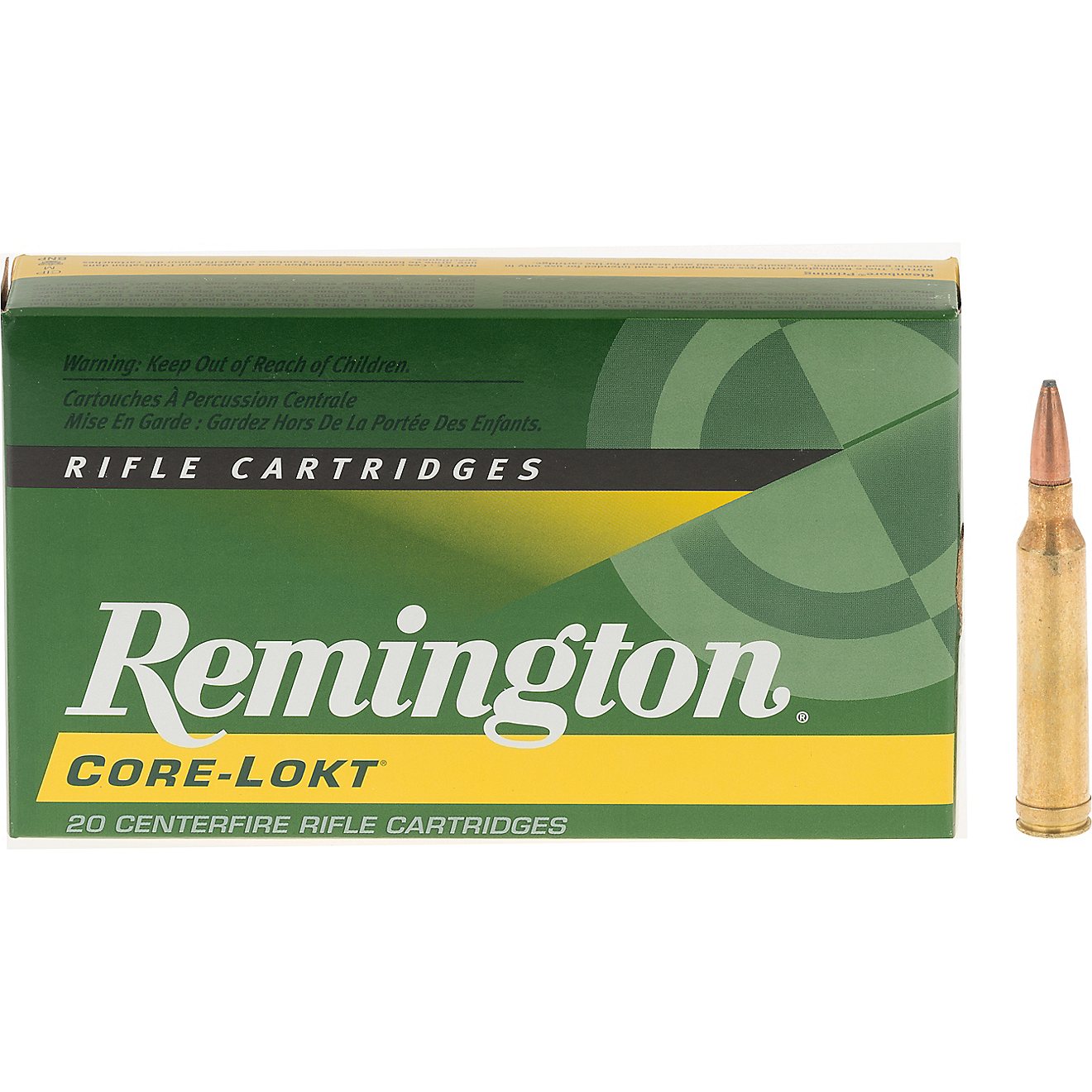 Remington Core-Lokt 7mm 150-Grain Centerfire Rifle Ammunition - 20 Rounds                                                        - view number 1