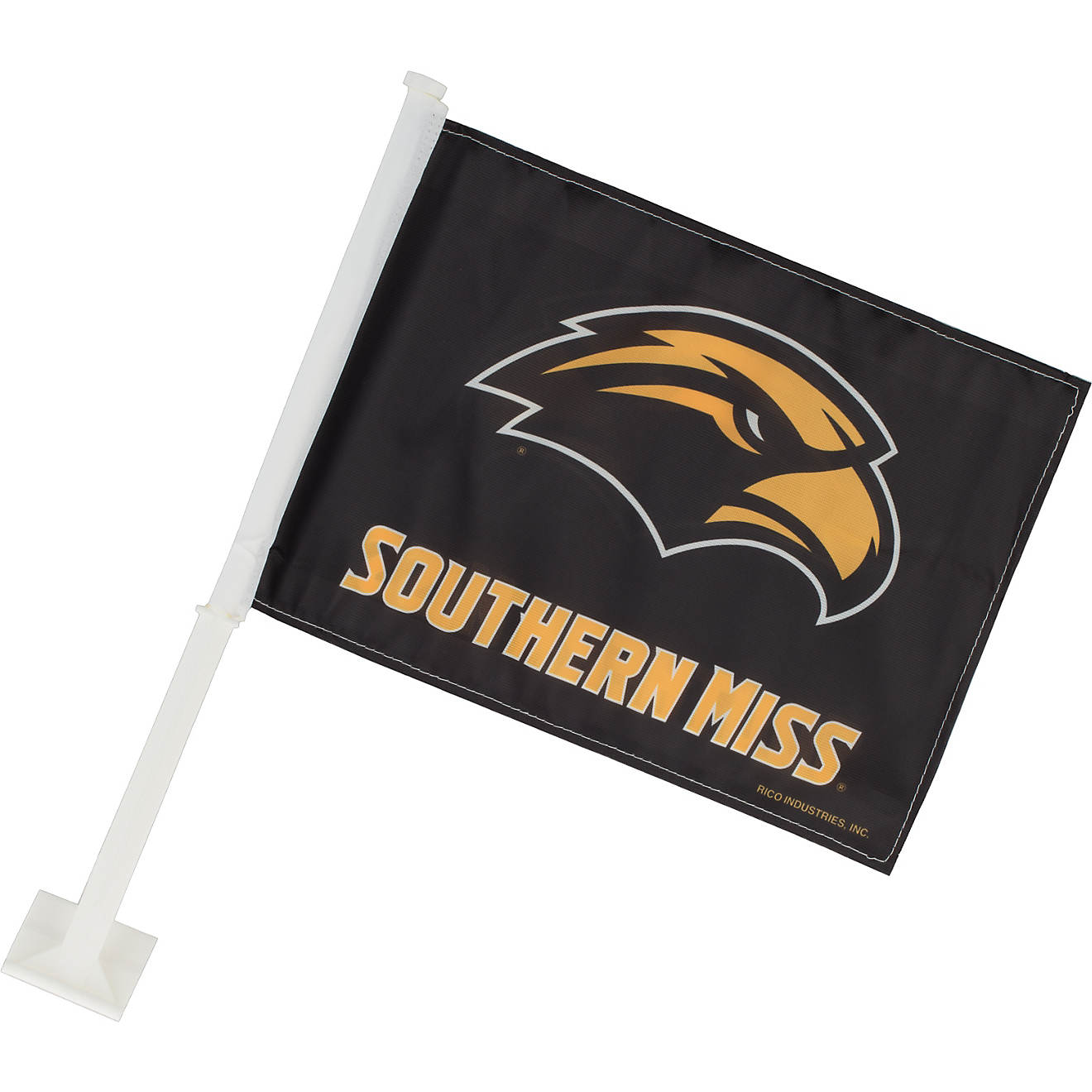 Rico University of Southern Mississippi Car Flag                                                                                 - view number 1