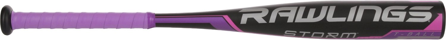 Rawlings Girls' Storm Aluminum Alloy Tball Bat 12 Academy