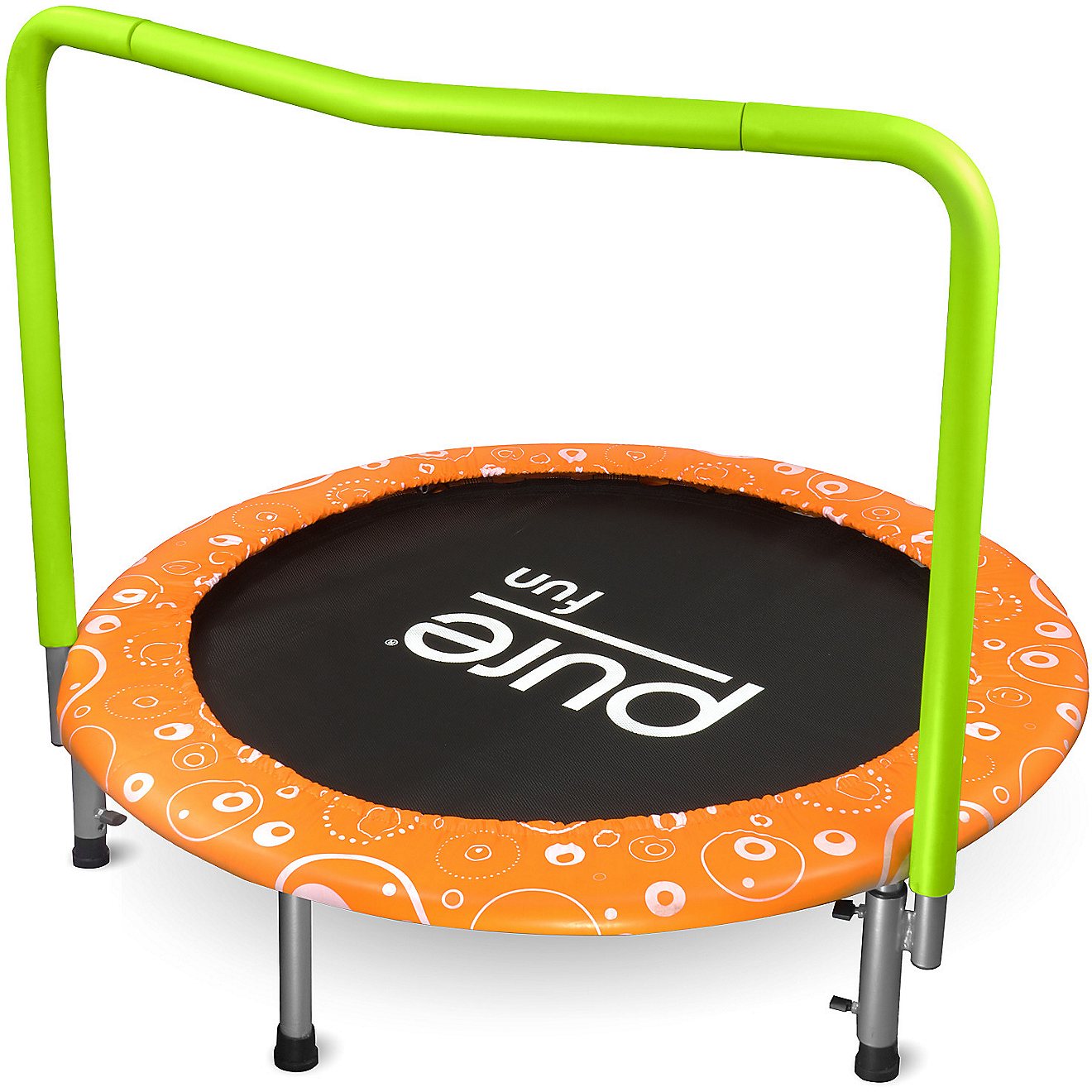 Pure Fun Kids' Foldable Trampoline with Handrail                                                                                 - view number 2