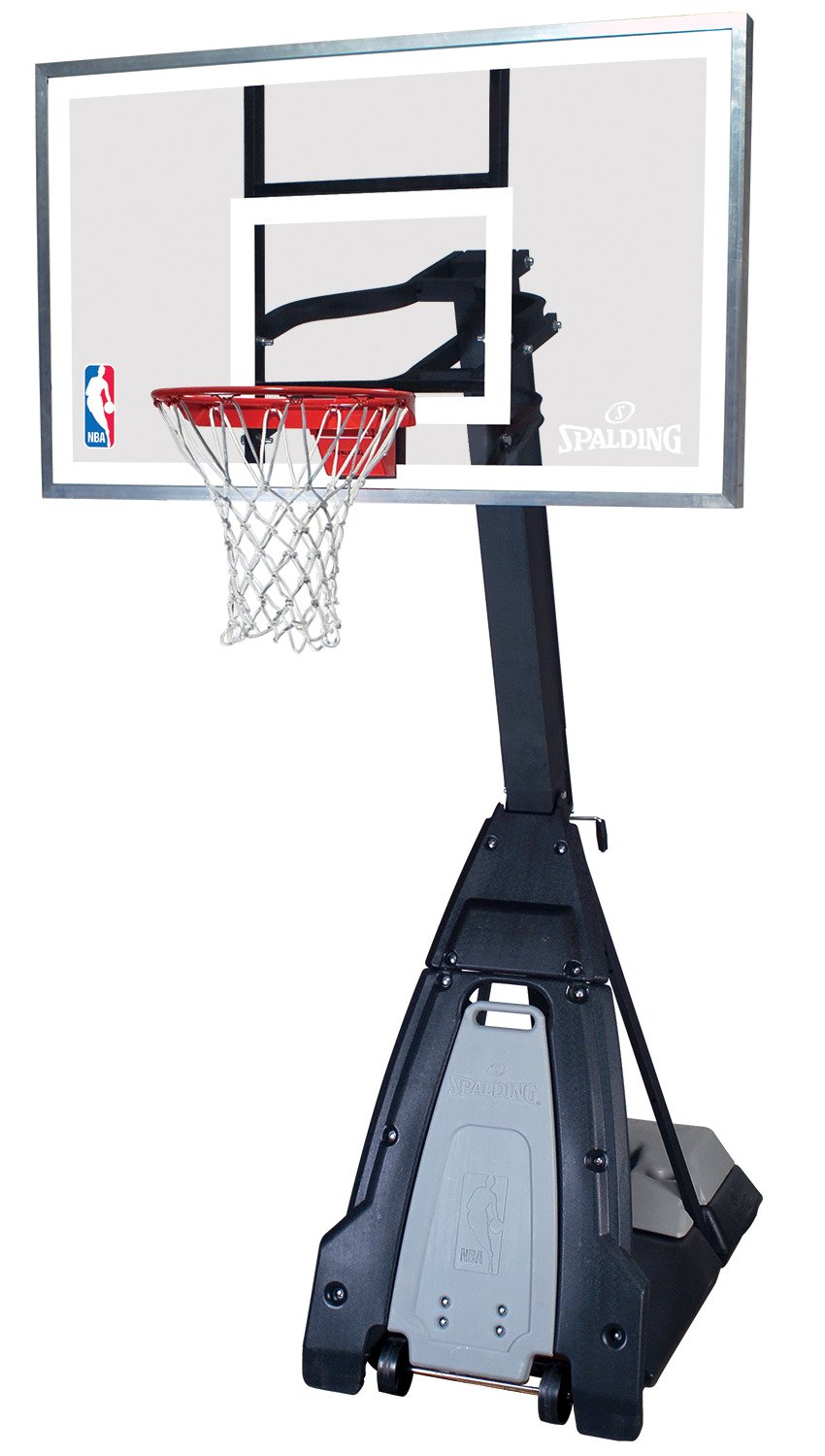 Spalding The Beast 60 in Portable Tempered-Glass Basketball Hoop | Academy